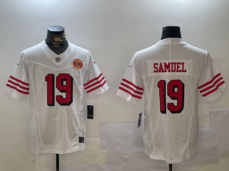 Men San Francisco 49ers #19 Samuel White three generations 2024 Nike Limited NFL Jersey style 5->san francisco 49ers->NFL Jersey